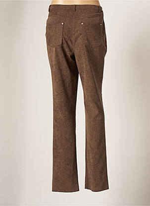 Pantalon droit stretch taille normale marron PAUPORTÉ femme