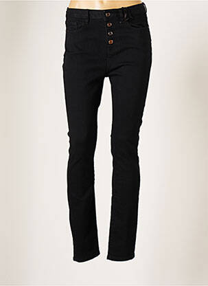 Jeans coupe slim stretch taille normale noir ZAPA femme