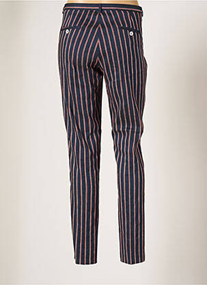 Pantalon droit stretch bleu SAINT HILAIRE femme