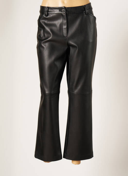 Pantalon flare taille normale taille normale noir BASLER femme