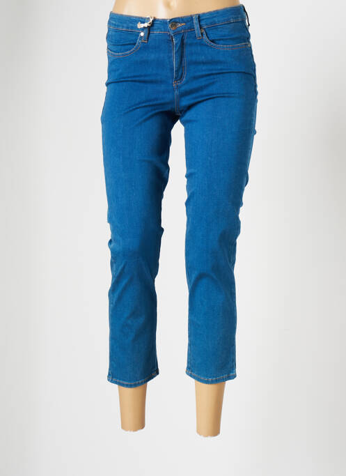 Pantalon 7/8 bleu KANOPE pour femme
