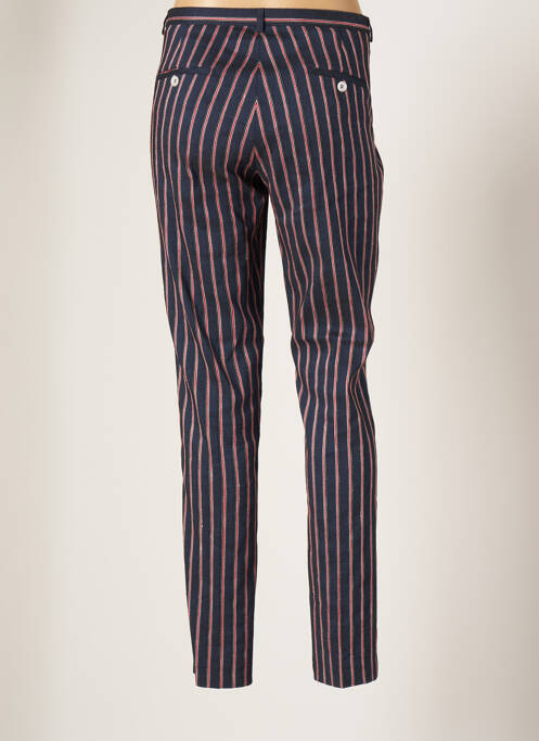 Pantalon droit bleu SAINT HILAIRE pour femme