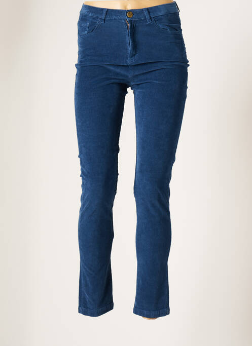 Pantalon slim bleu NICE THINGS pour femme