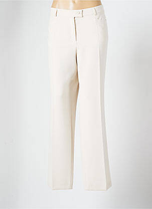 Pantalon droit taille normale taille normale beige BASLER femme