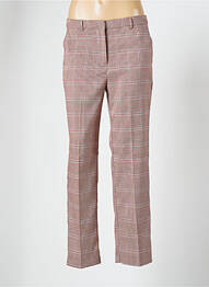 Pantalon droit stretch taille normale rouge NICE THINGS femme