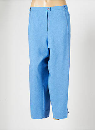 Pantalon droit taille normale taille normale bleu COUTUREINE femme