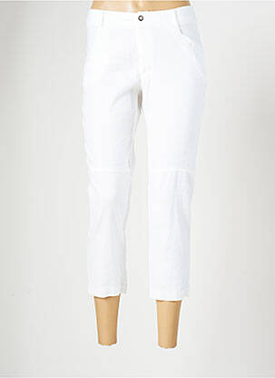 Pantalon 7/8 blanc EVA KAYAN pour femme