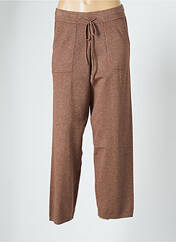 Pantalon droit marron NICE THINGS pour femme seconde vue