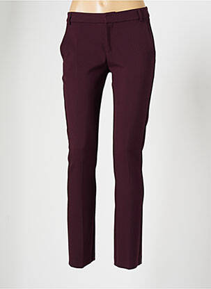 Pantalon slim violet IKKS pour femme