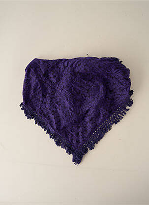 Foulard violet DOUBLE ONE PEACE pour femme