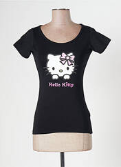 T-shirt noir HELLO KITTY pour femme seconde vue