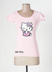 T-shirt rose HELLO KITTY pour femme seconde vue