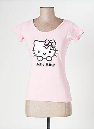 T-shirt rose HELLO KITTY pour femme