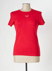 T-shirt rouge ROXY pour femme seconde vue