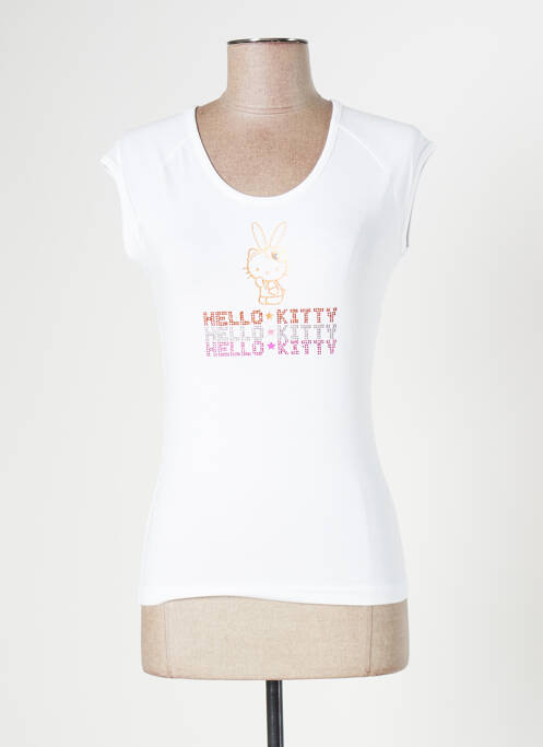 T-shirt blanc HELLO KITTY pour fille