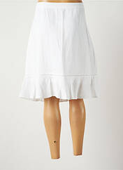 Jupe mi-longue blanc AURA BY FIGURE LIBRE pour femme seconde vue