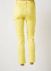 Jeans coupe slim jaune FRED SABATIER pour femme seconde vue