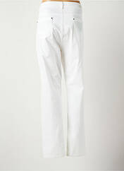 Pantalon droit blanc FRED SABATIER pour femme seconde vue