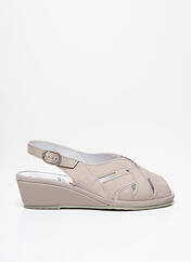 Sandales/Nu pieds beige LONGO pour femme seconde vue