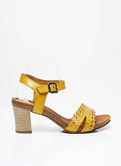 Sandales/Nu pieds jaune SPK pour femme seconde vue