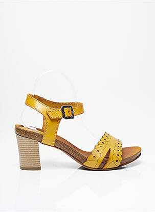Sandales/Nu pieds jaune SPK pour femme