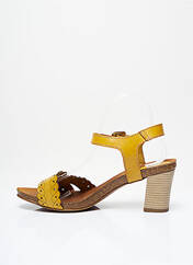 Sandales/Nu pieds jaune SPK pour femme seconde vue
