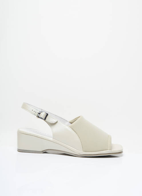 Sandales/Nu pieds beige FLORETT pour femme