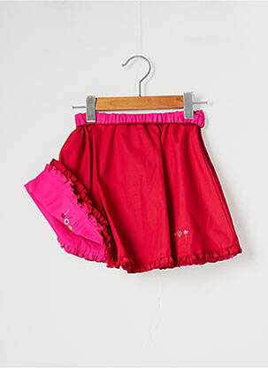Jupe mi-longue taille normale rouge ABSORBA fille