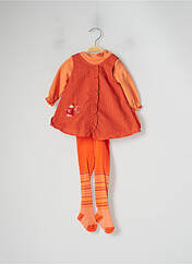 Ensemble robe orange ABSORBA pour fille seconde vue
