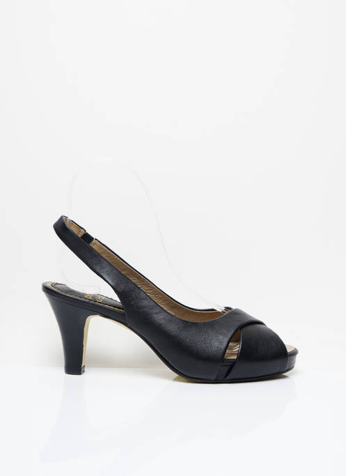 Sandales/Nu pieds noir PIERRE CHUPIN pour femme