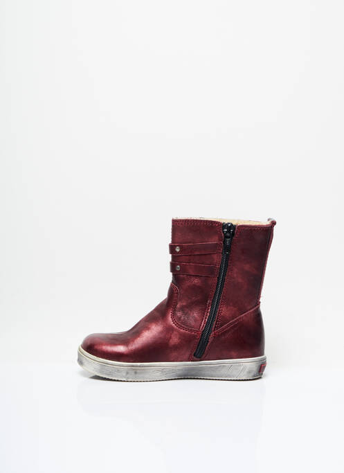 Bottillons rouge BOPY fille
