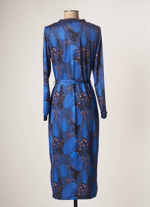 Robe mi-longue bleu K-DESIGN pour femme