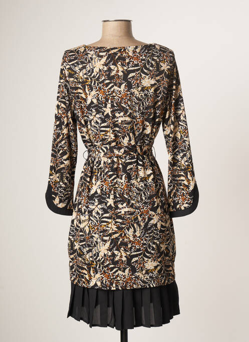 Robe mi-longue noir K-DESIGN pour femme