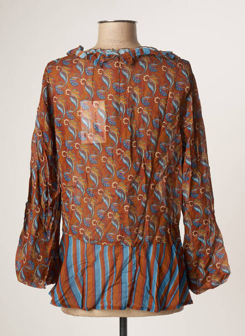 Blouse marron PAUL BRIAL pour femme