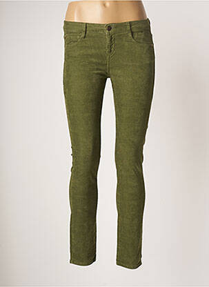 Pantalon slim stretch taille normale vert ACQUAVERDE femme