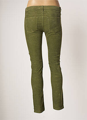Pantalon slim stretch taille normale vert ACQUAVERDE femme