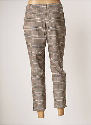 Pantalon 7/8 stretch taille normale beige YAYA femme