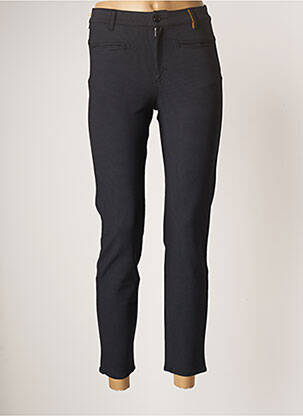 Pantalon 7/8 stretch taille normale bleu COUTURIST femme