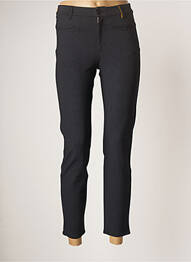 Pantalon 7/8 stretch taille normale bleu COUTURIST femme