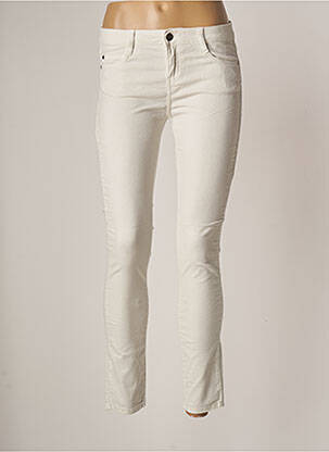 Pantalon slim skinny taille normale blanc ACQUAVERDE femme