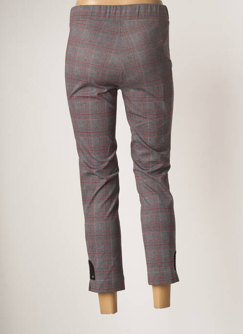 Pantalon 7/8 gris POUPEE CHIC pour femme