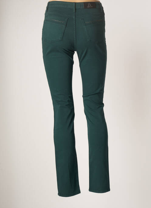 Pantalon slim vert EMMA & ROCK pour femme