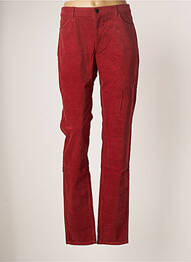 Pantalon slim stretch taille normale orange ONE STEP femme