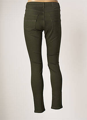 Pantalon slim skinny taille normale vert PARA MI femme