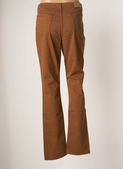 Pantalon slim marron EMMA & ROCK pour femme