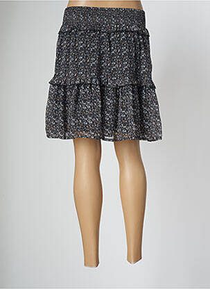 Jupe courte doublure gris SCHOOL RAG femme