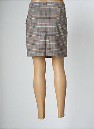 Jupe courte poches beige YAYA femme