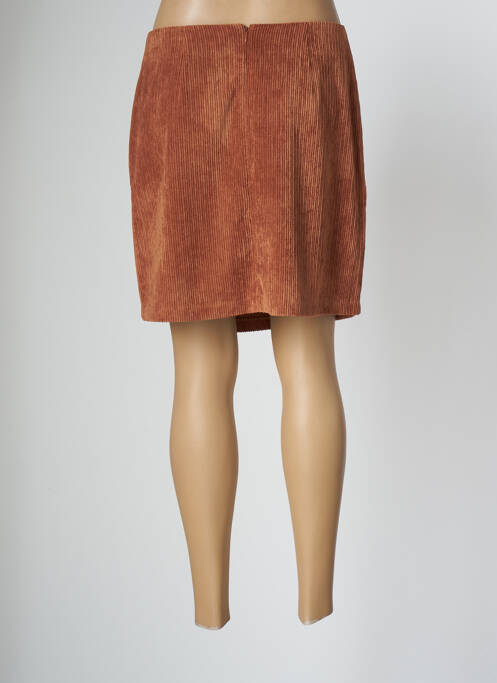 Jupe courte marron YAYA femme