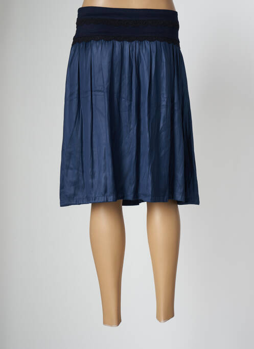 Jupe mi-longue bleu PAUL BRIAL pour femme