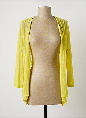Gilet manches longues manches 3/4 vert DIANE LAURY femme